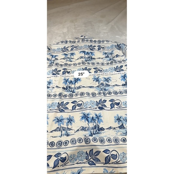 Tommy Bahama Silk Shirt XL Tropical Palm Tree Island Vacation Button Down‎ - Picture 5 of 6